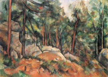 Im Wald Paul Cezanne Ölgemälde